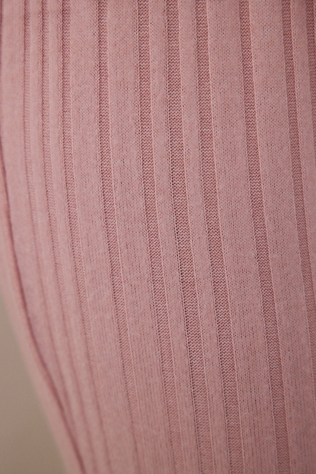 Pink Crew Neck Long Sleeve Pajama Set