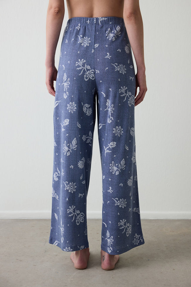Indigo Hailee Floral Openwork Pajama Bottoms Main Image