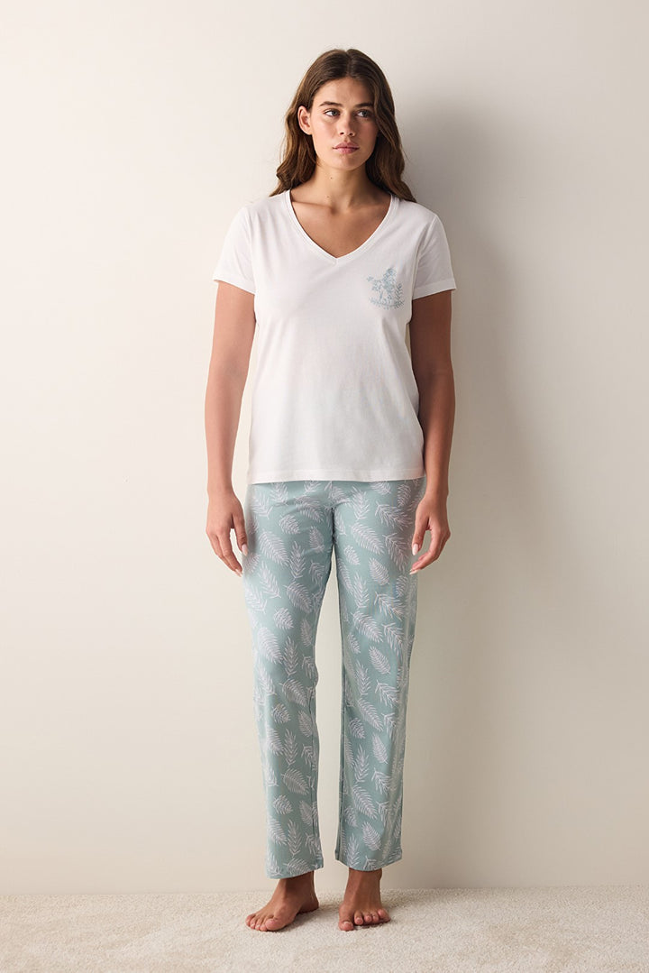 Chloe Pants Multicolored Pajama Set