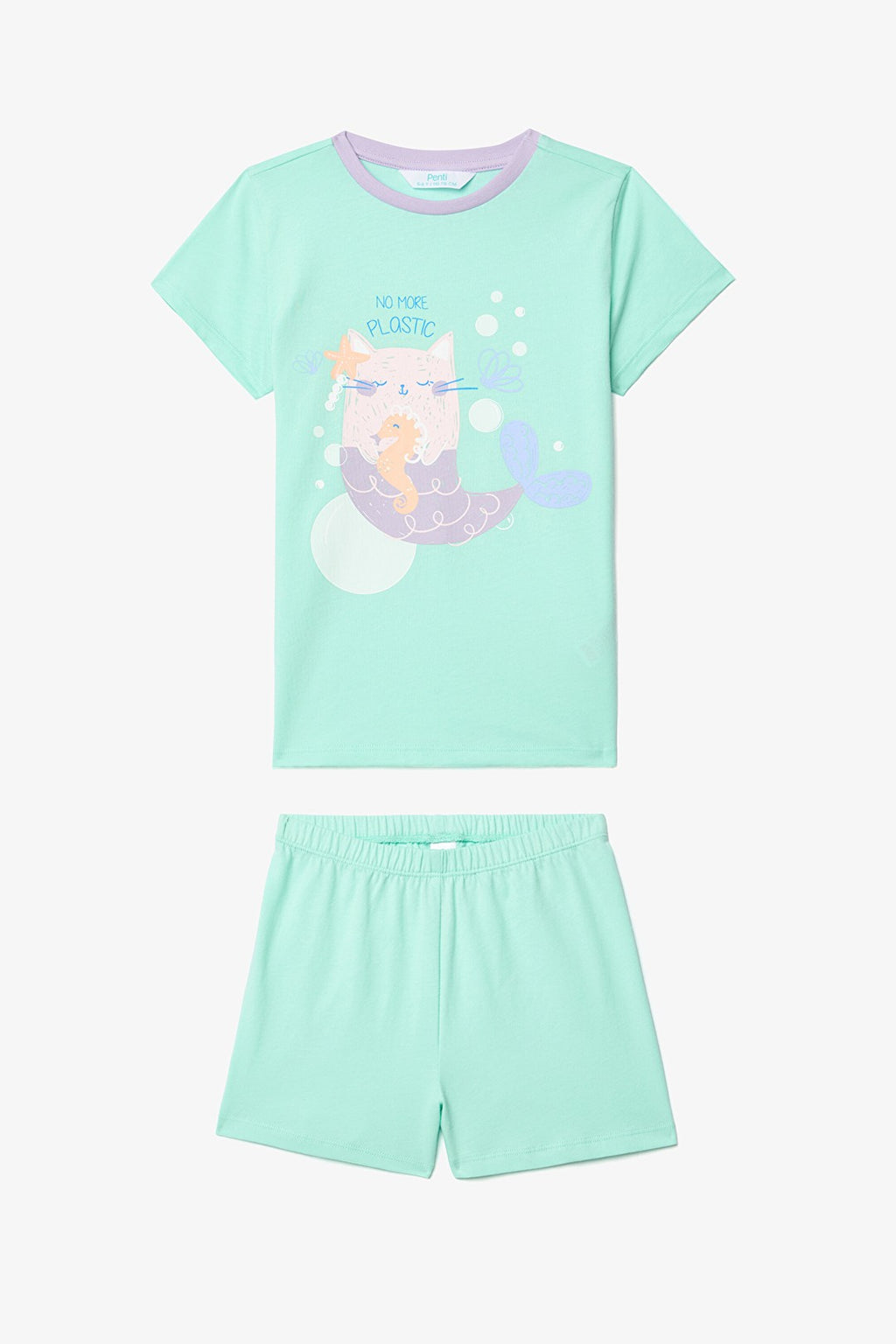 Girls Purrmaid 2-Piece Pajama Set