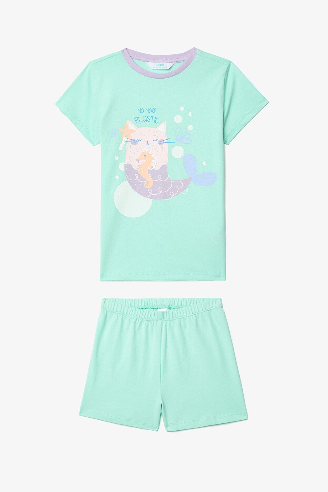 Girls Purrmaid 2-Piece Pajama Set