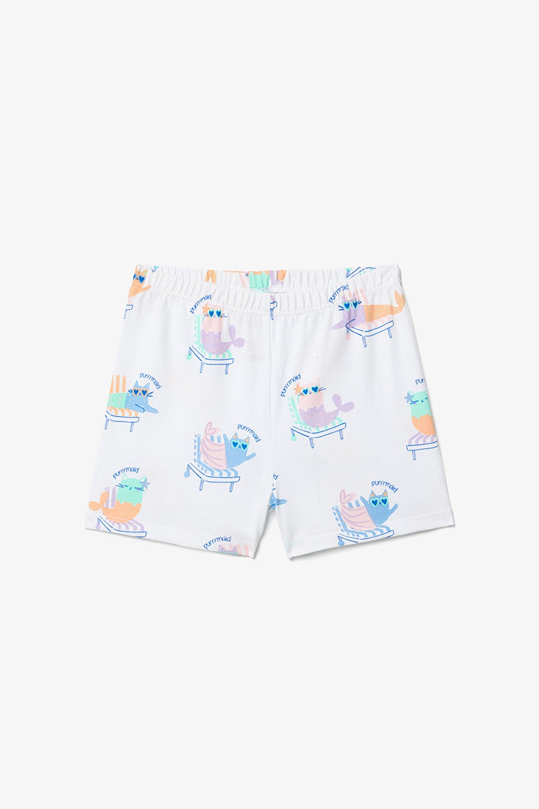 Girls Purrmaid 2-Piece Pajama Set