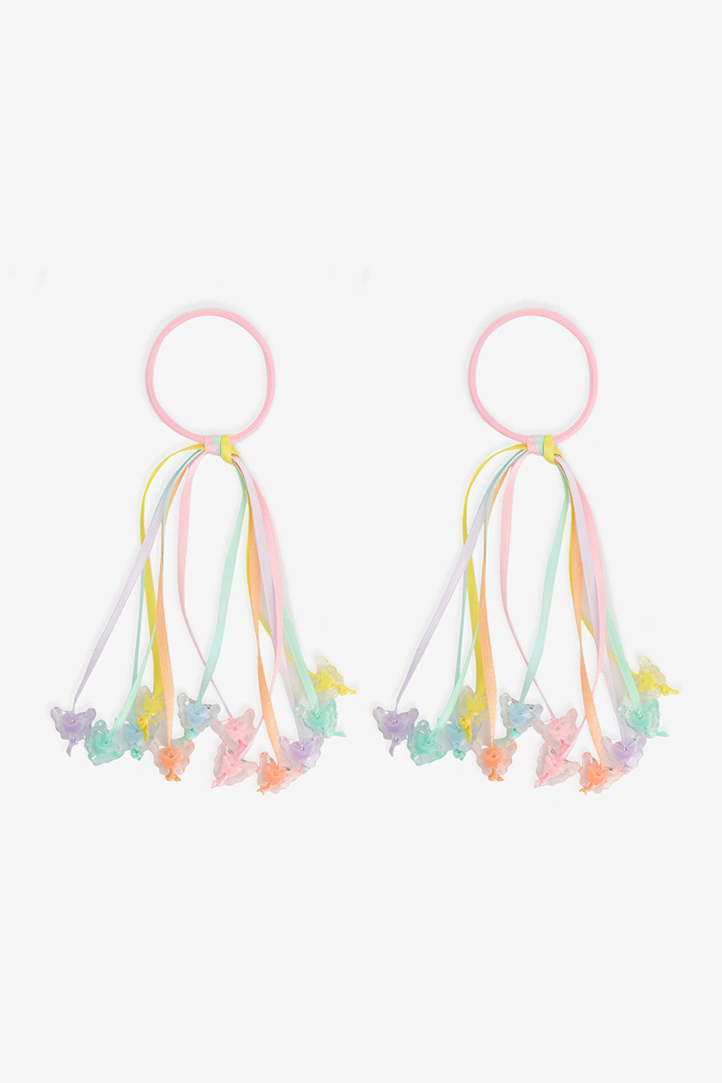 Girls Beads Colorful Buckle