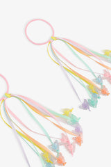 Girls Beads Colorful Buckle