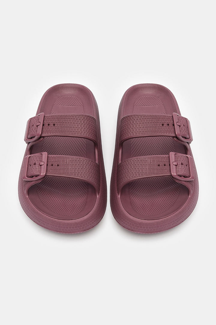 Eva Fuchsia Slippers