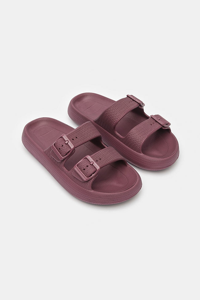 Eva Fuchsia Slippers Main Image