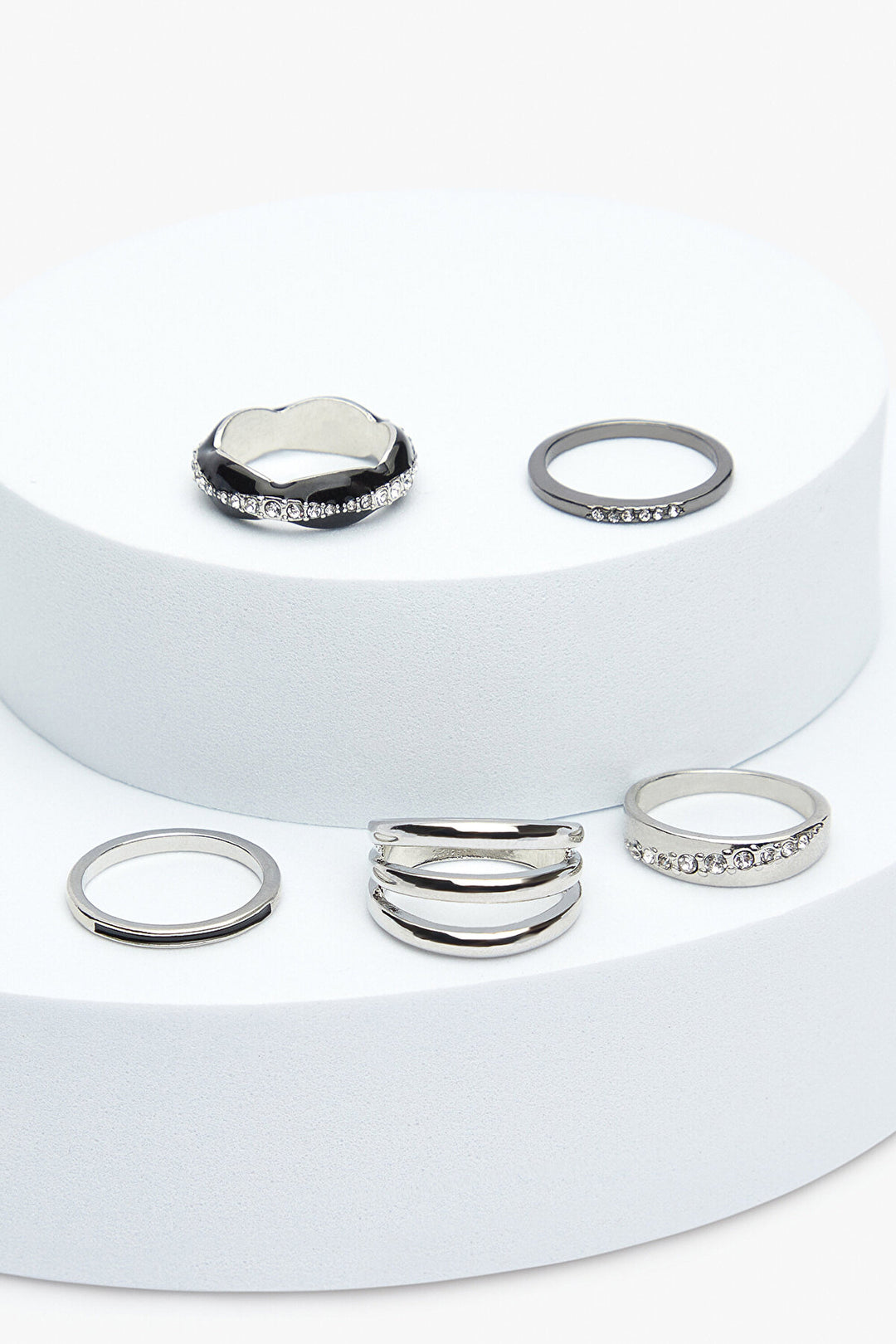 Iva Silver Ring Set