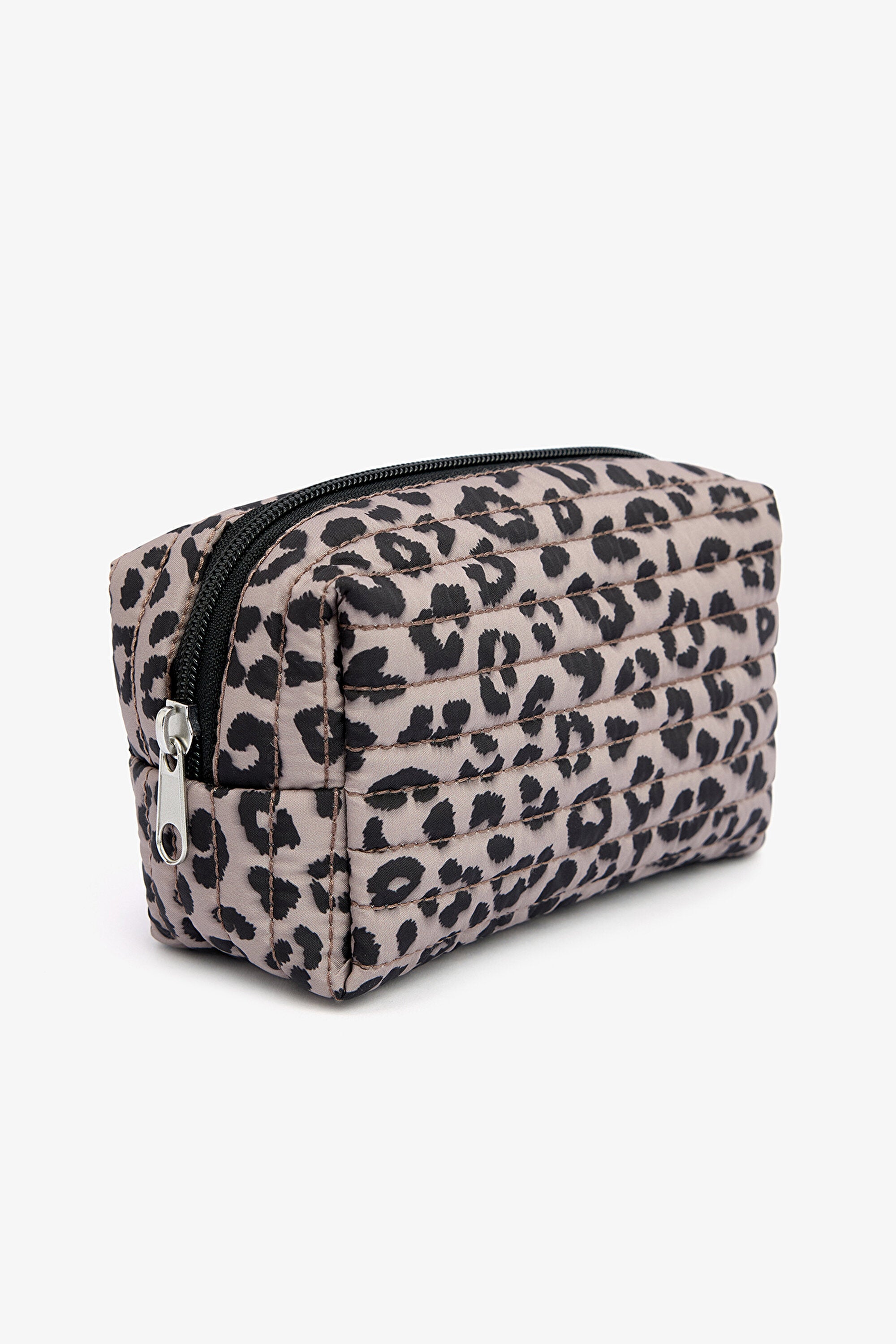 Leopard Brown Makeup Bag
