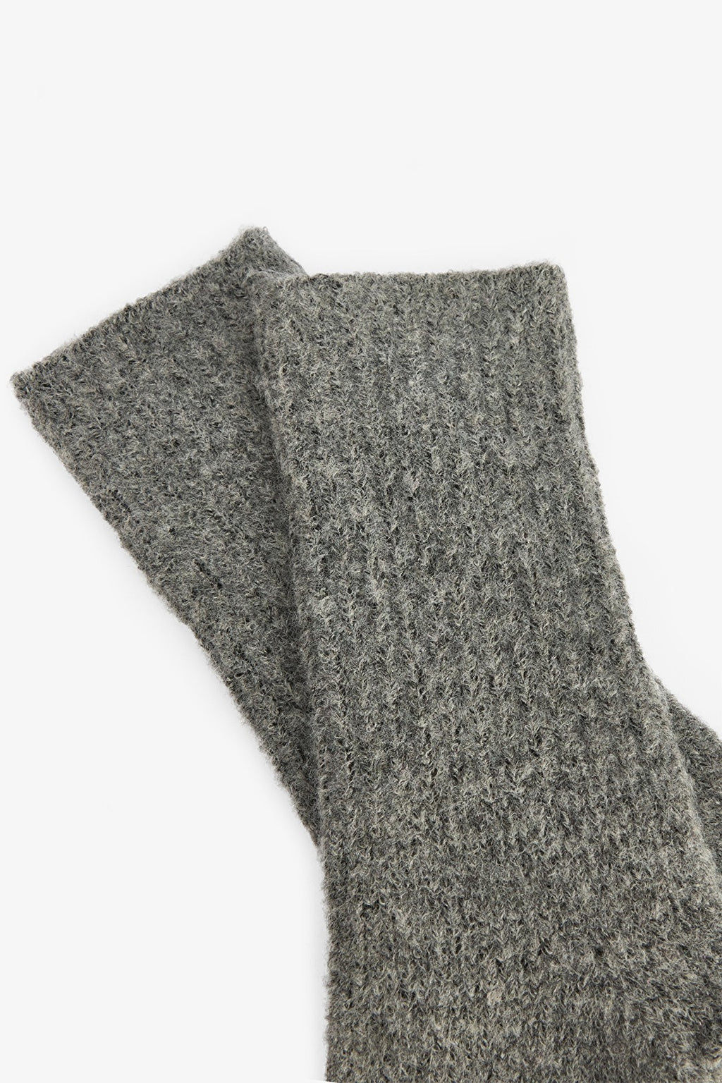 Grey Olga Soft Textured Gloves