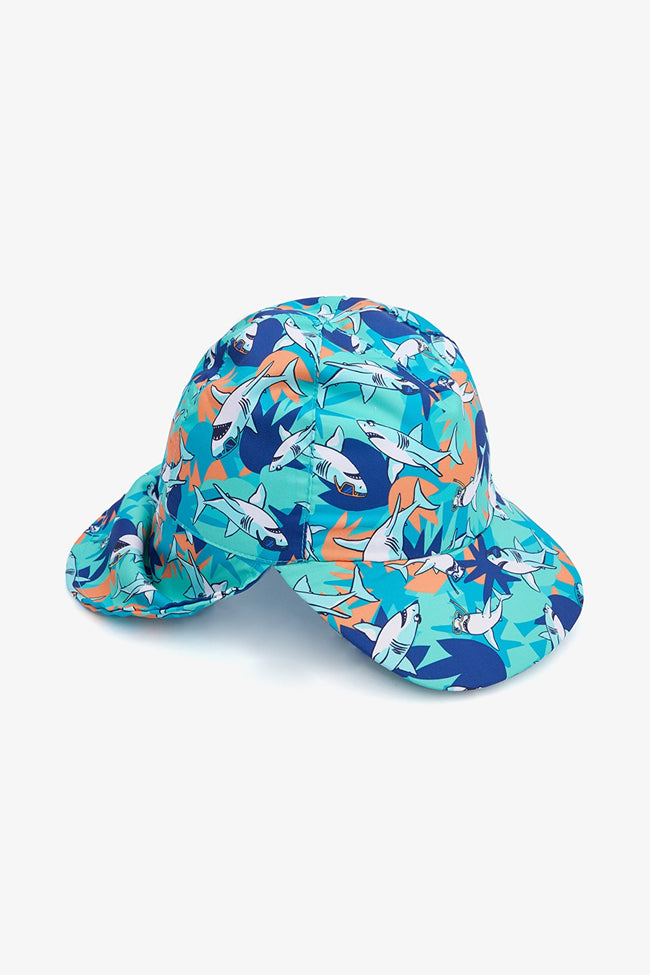 Boys Shark Multicolored Hat Main Image