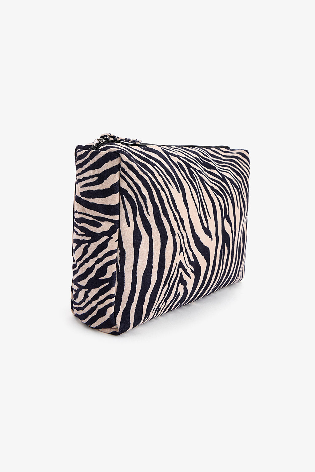 Black Zebra Pattern Makeup Bag