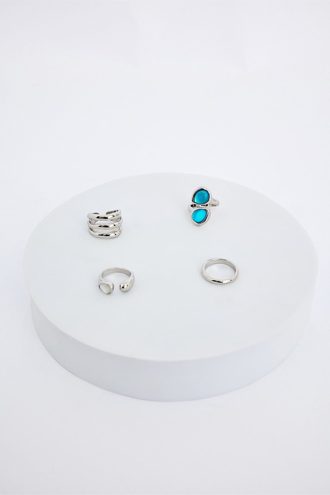 Dollars Silver Color Ring