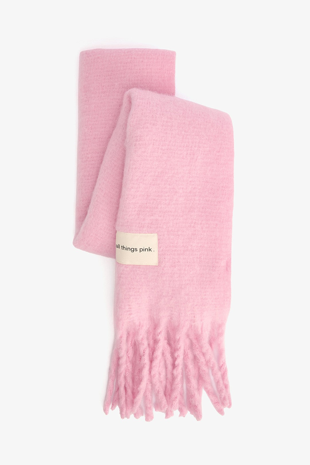 Sugar Pink Pera Soft Textured Scarf