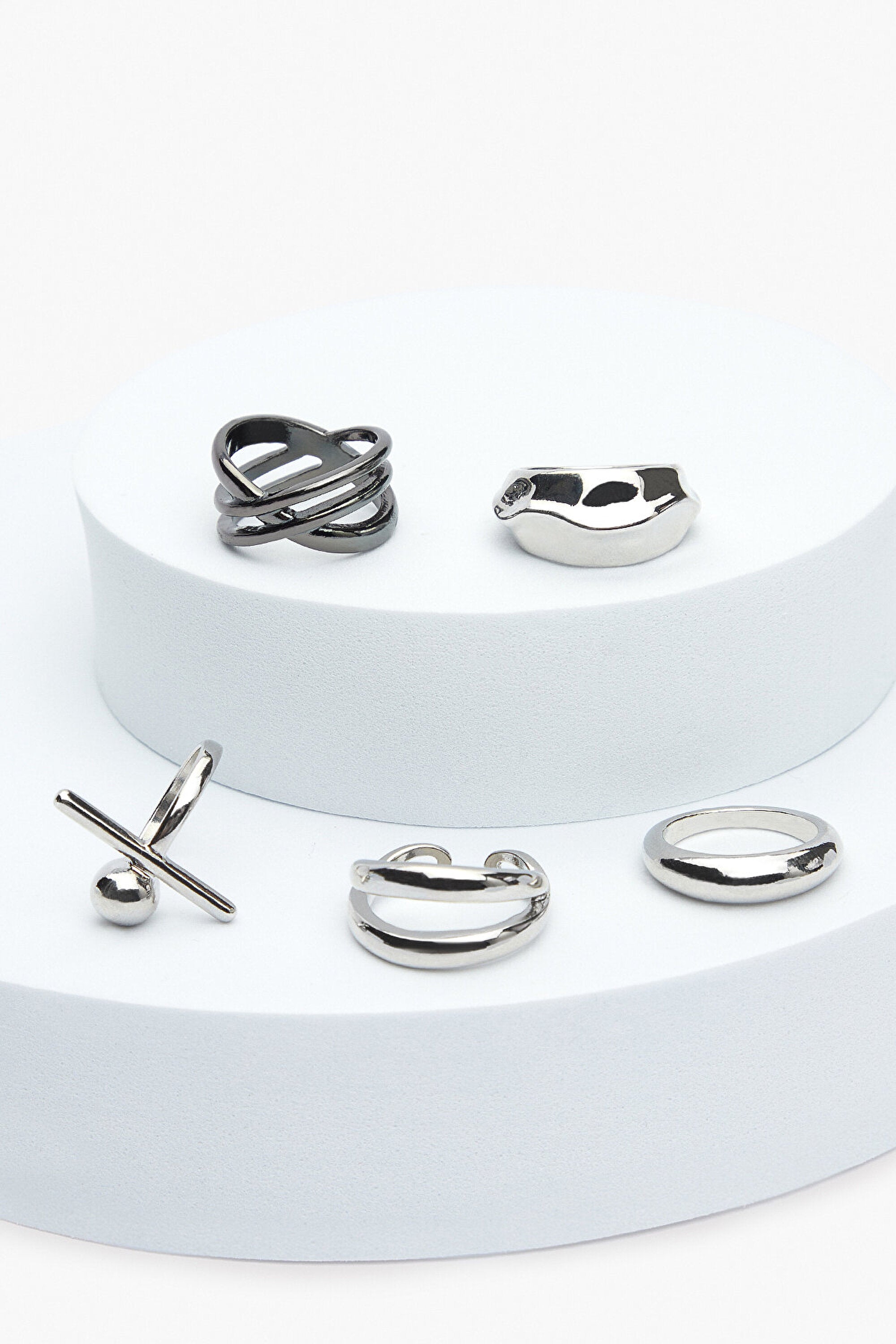 Karla Silver Ring Set