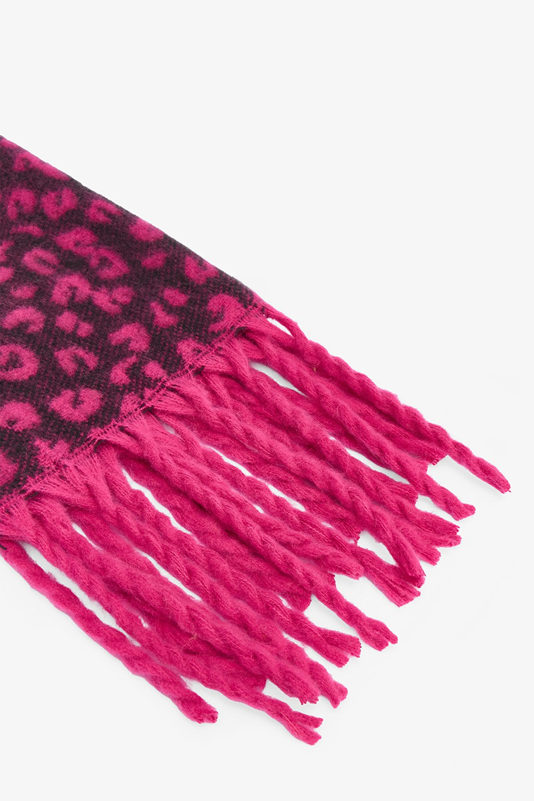 Colorful Viola Striped Soft Textured Scarf