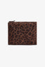 Brown Leopard Print Makeup Bag