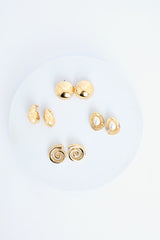 Melani Gold Color Earring Set