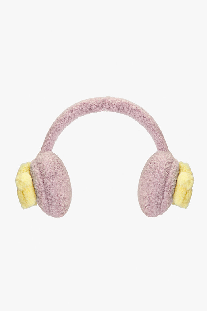 Girls Star Patterned Lilac Headphones