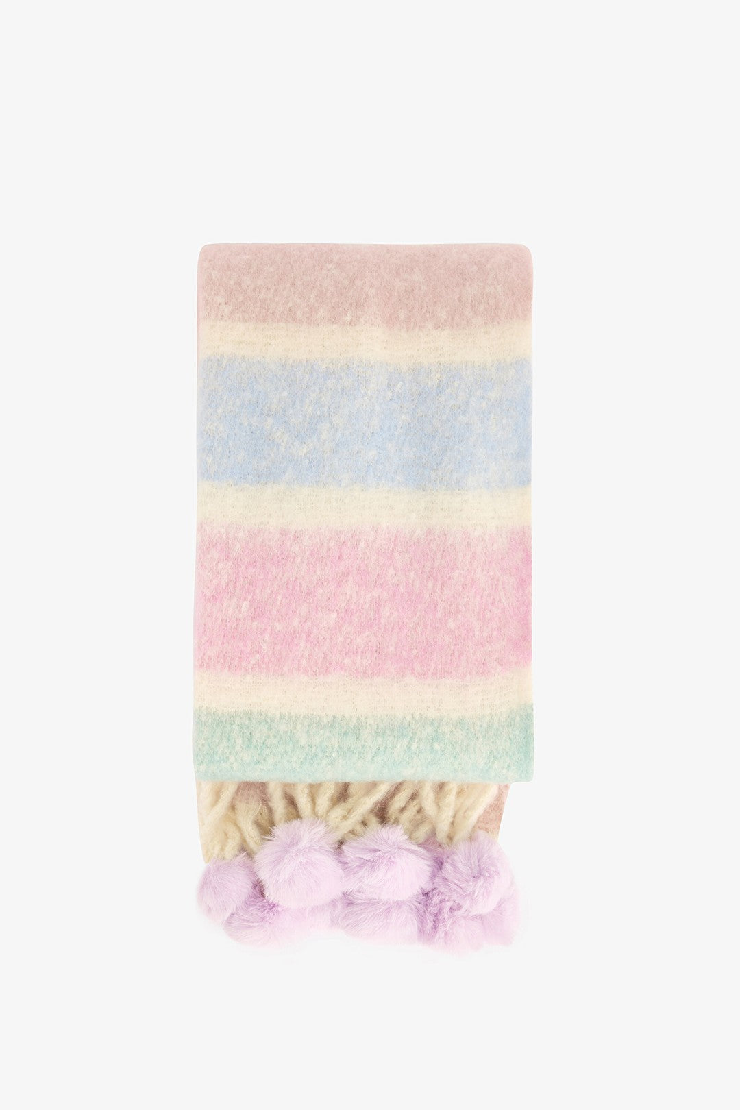 Colorful Lola Striped Soft Textured Scarf