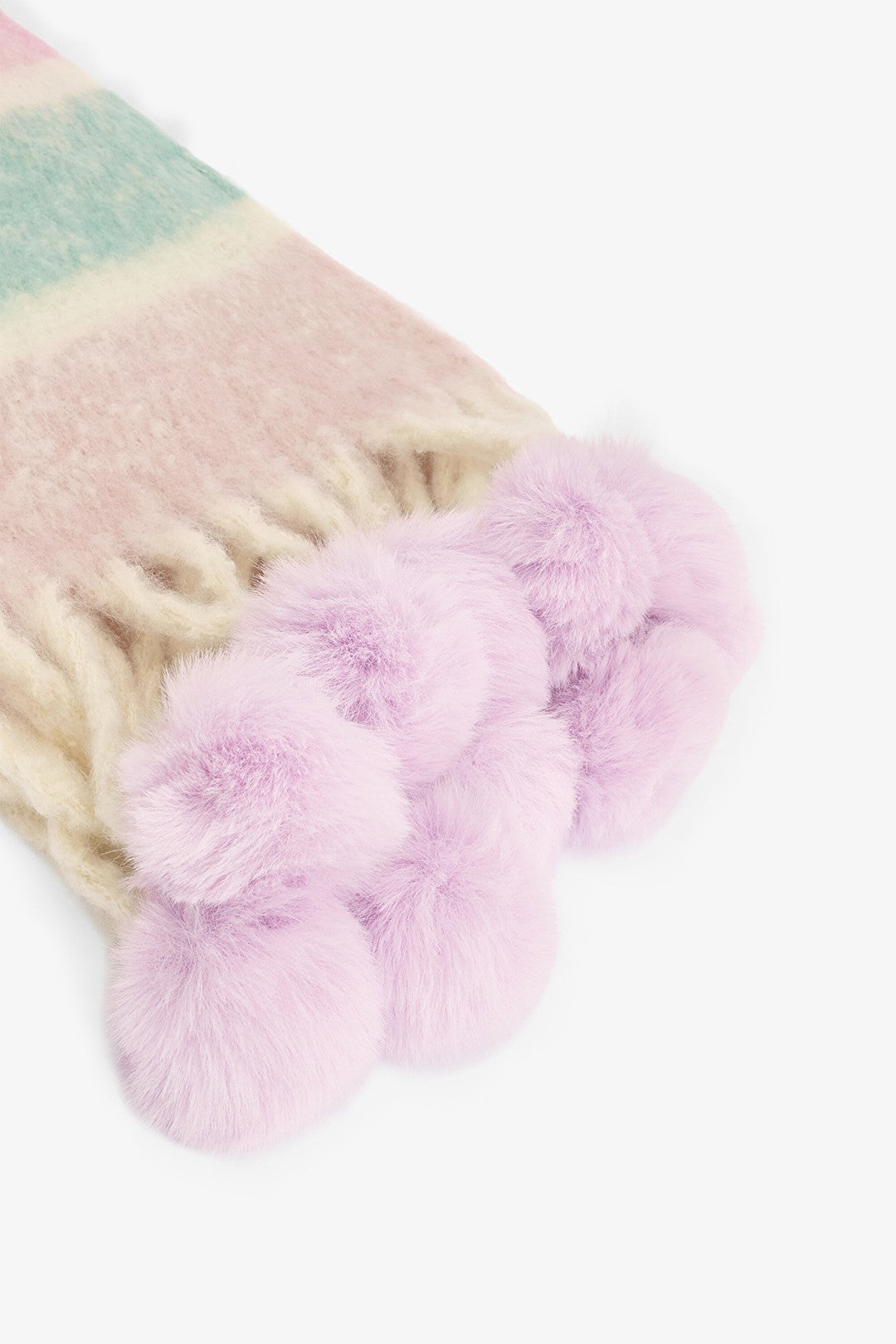 Colorful Lola Striped Soft Textured Scarf