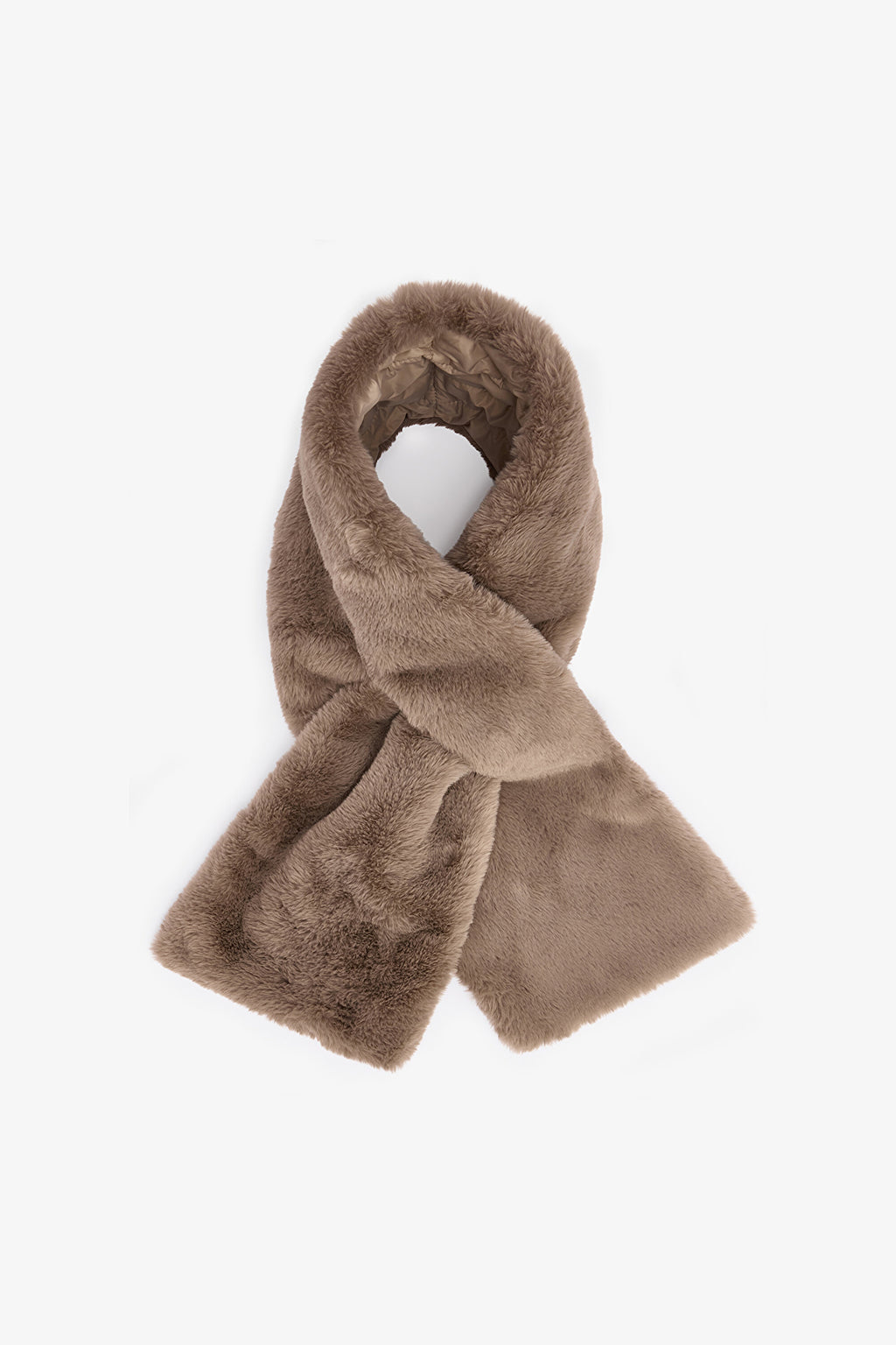 Khaki Marlyn Soft Texture Scarf