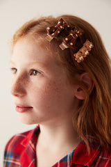 Girls Bear Clip Set