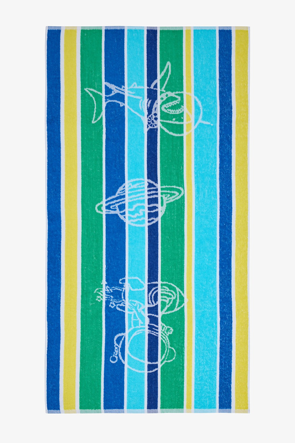 Boy Space Multicolored Towel