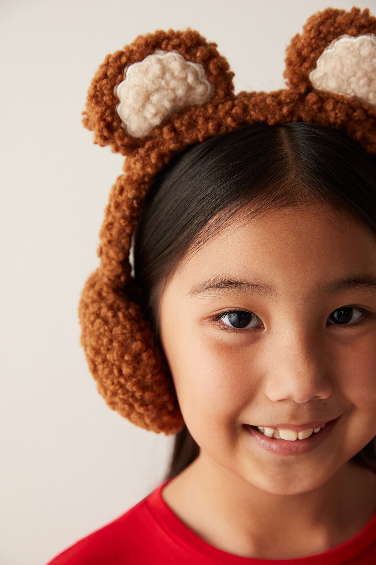 Girl Tedy Ecru Headphones