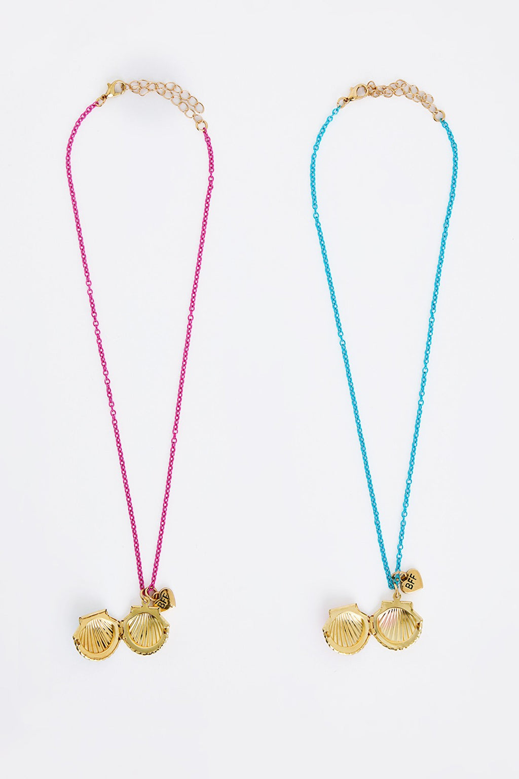 Girls Shell Colored Necklace
