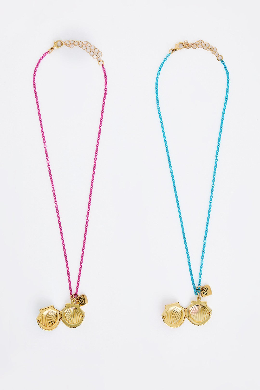 Girls Shell Colored Necklace