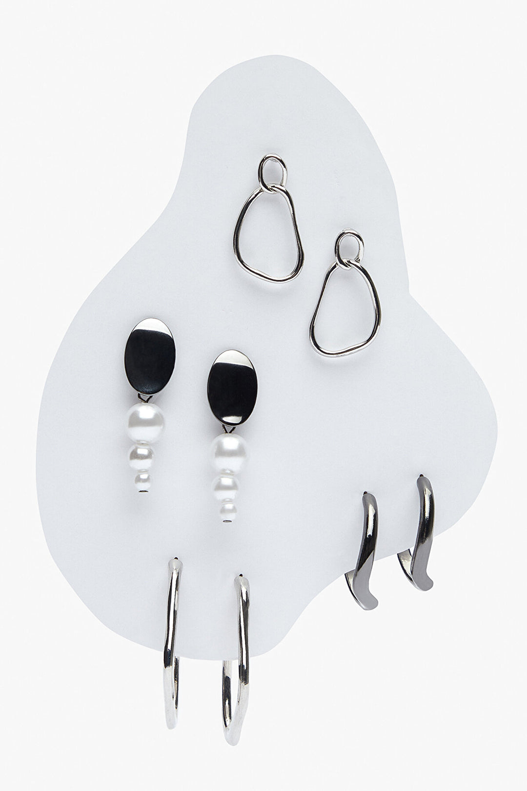 Holly Silver Earring Set
