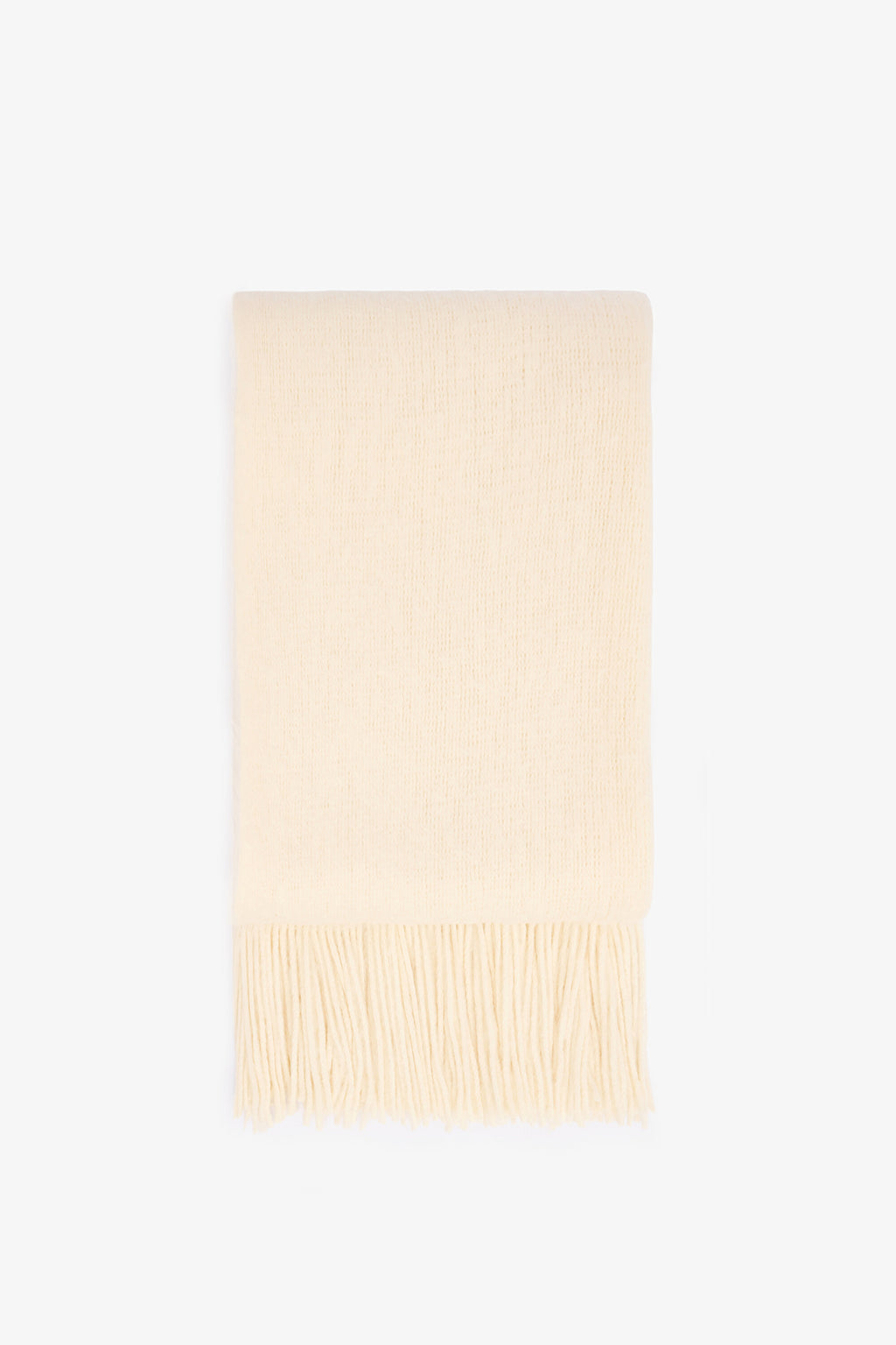 Ecru Warmy Soft Texture Scarf