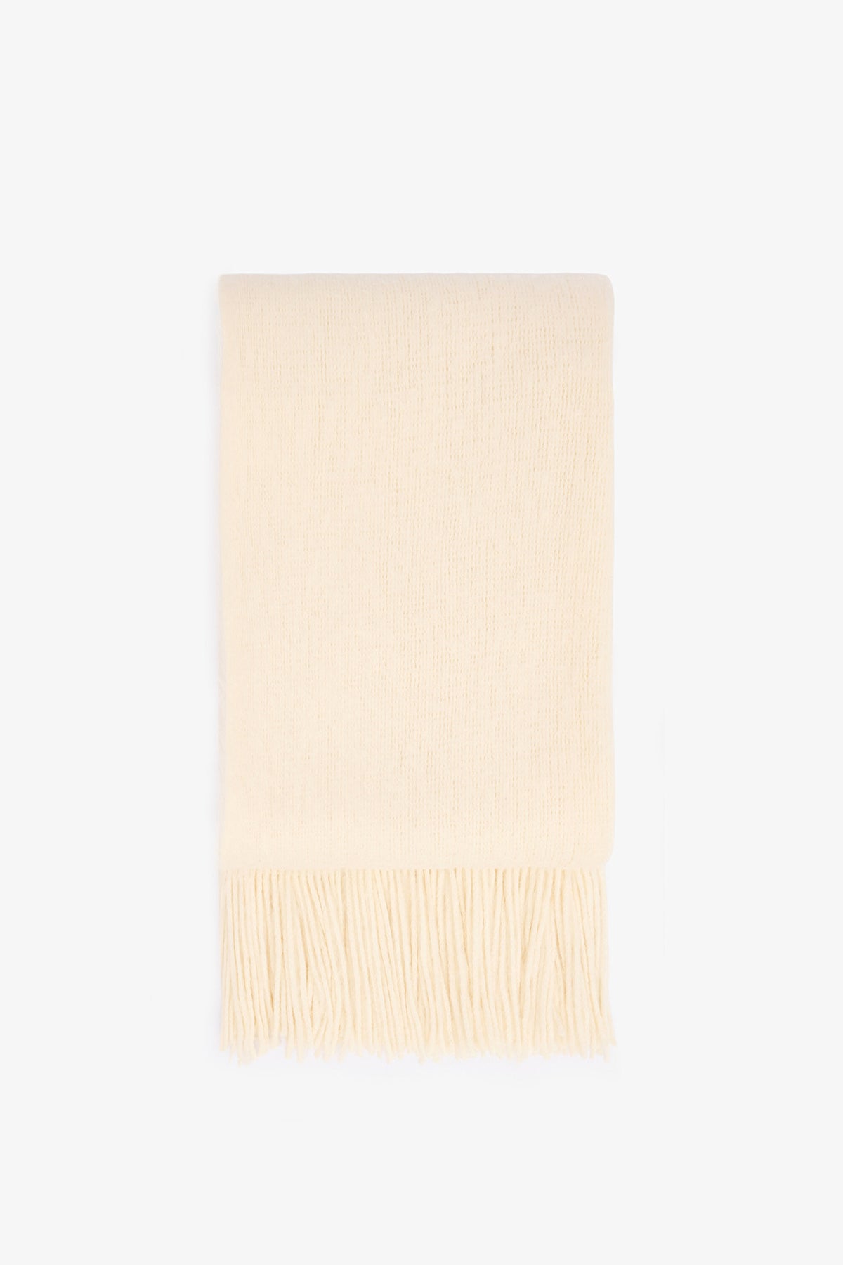 Ecru Warmy Soft Texture Scarf
