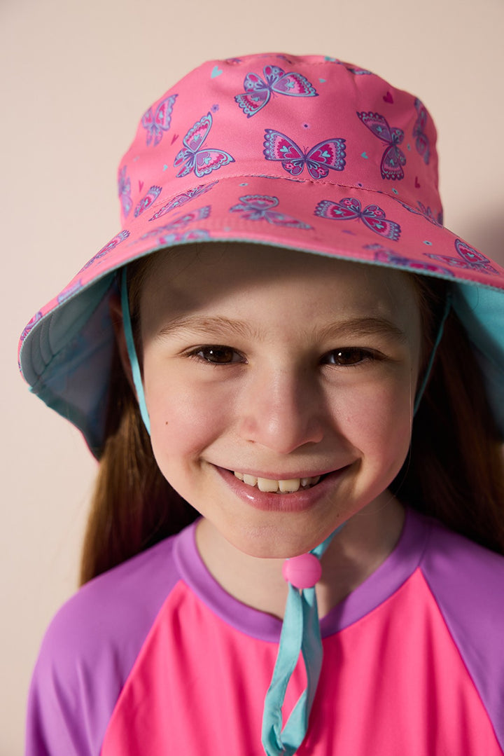 Girl's Butterfly Colorful Hat