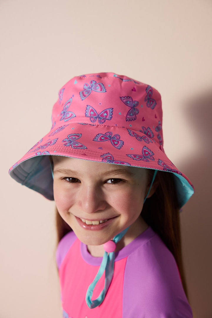 Girl's Butterfly Colorful Hat