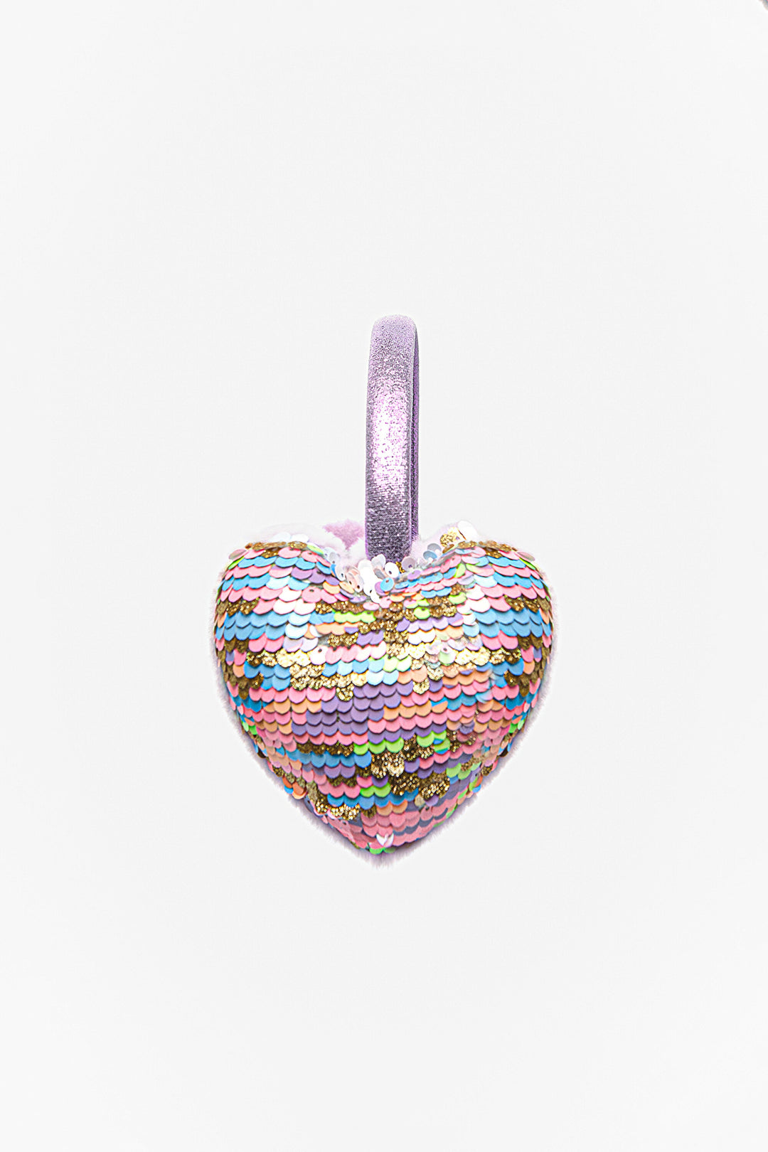 Girl Heart Color Headphones