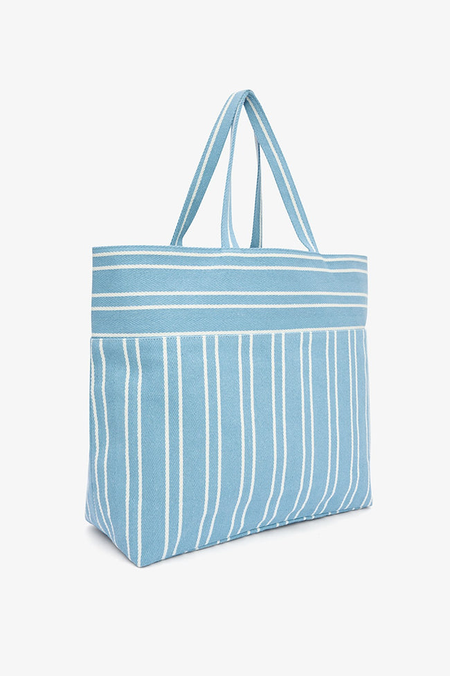 Big Stripe Blue Bag Hover Image