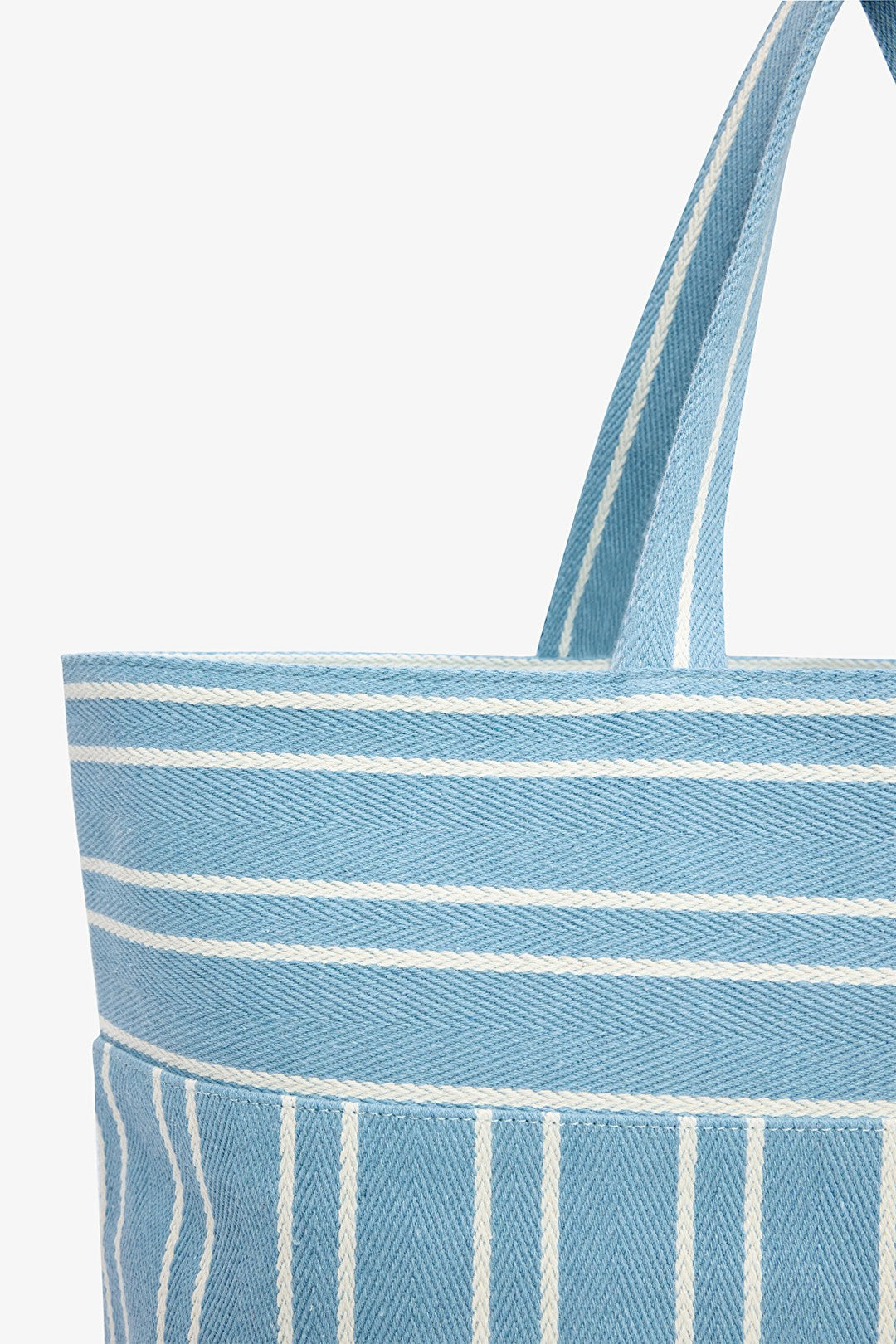 Big Stripe Blue Bag