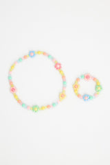 Girl Daisy Colorful Necklace