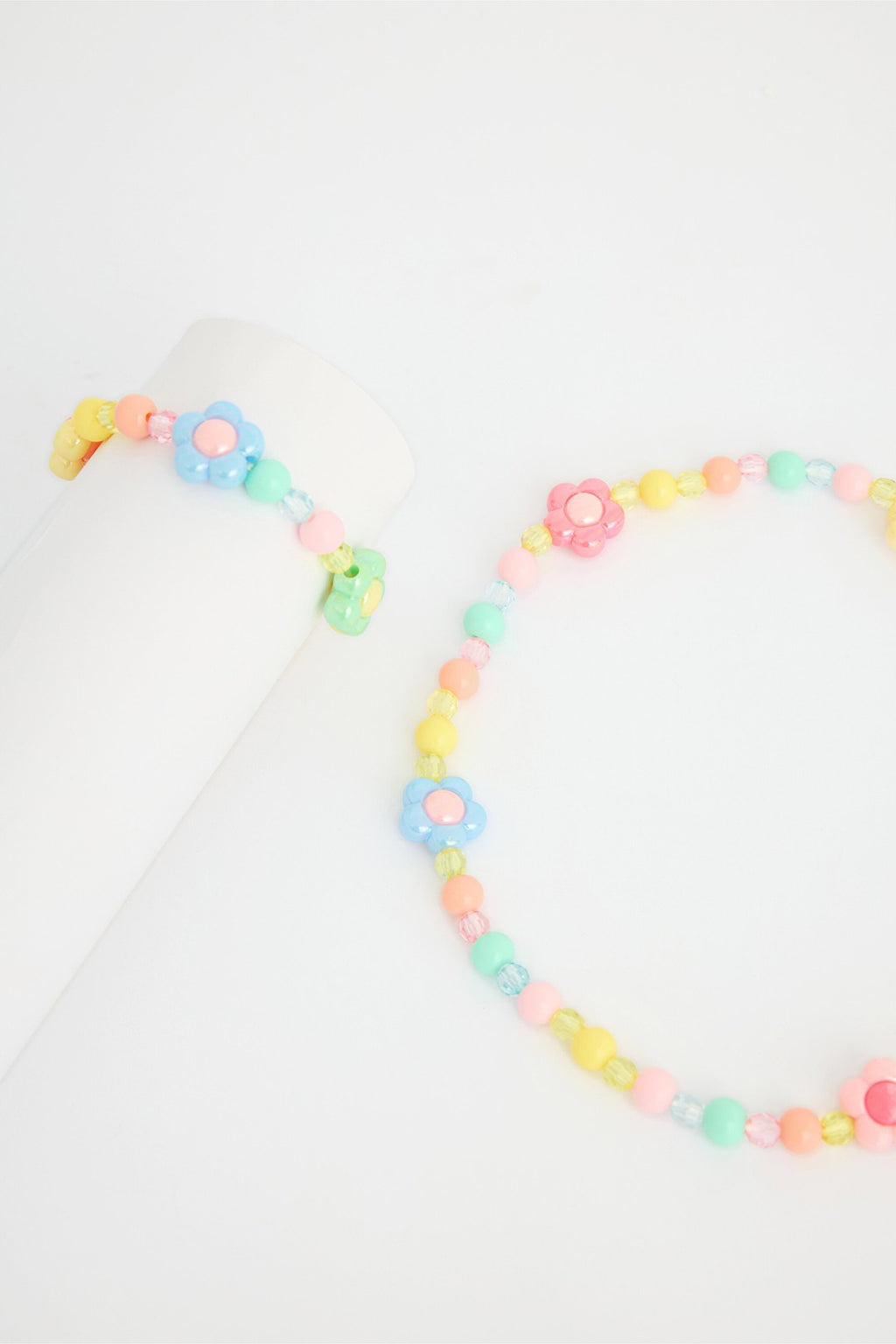Girl Daisy Colorful Necklace