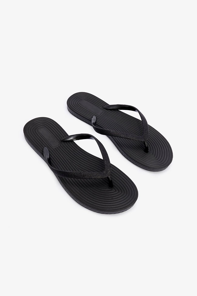 Daily Black Slippers Hover Image