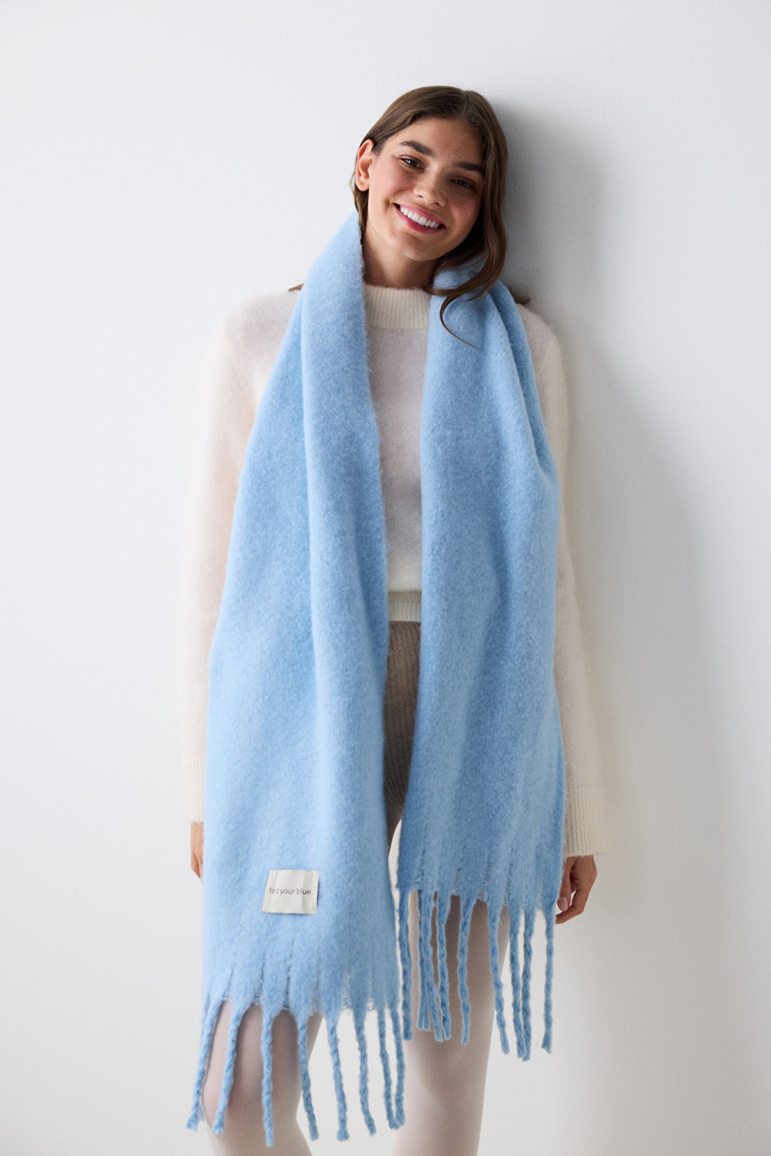 Pera Light Blue Scarf