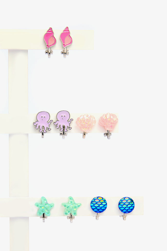 Girl Summer Colorful Earrings Hover Image
