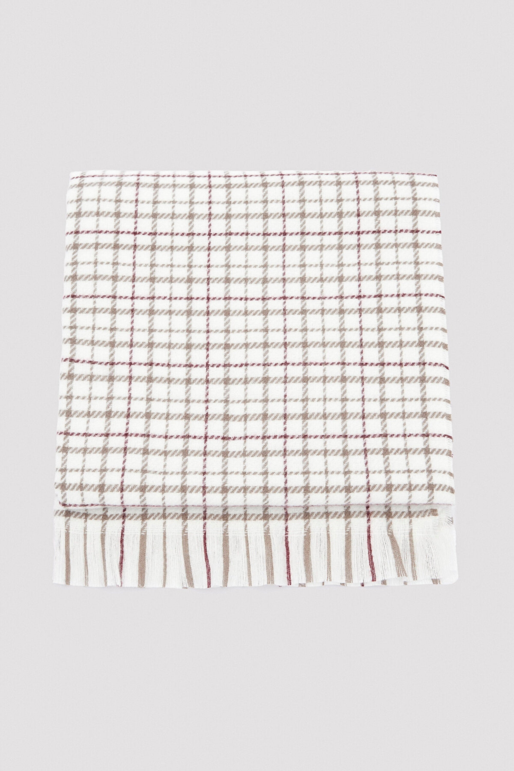 Aren Checkered Scarf