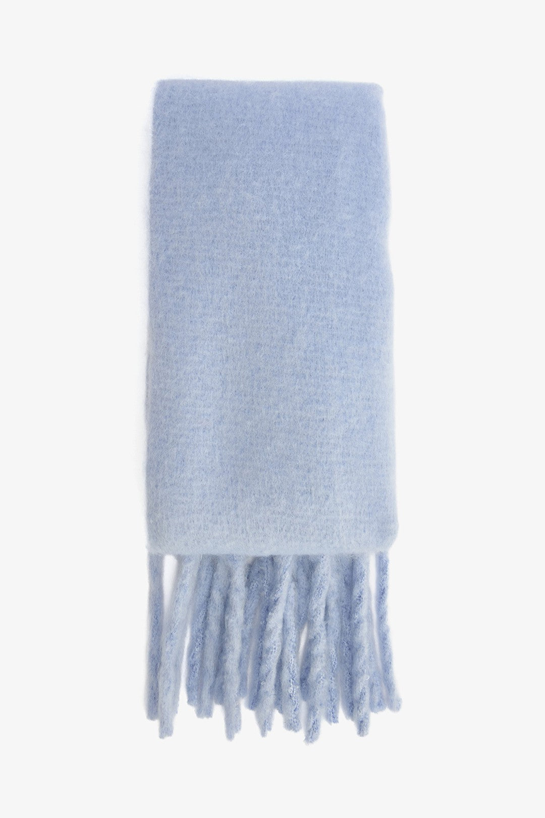 Light Blue Pera Soft Textured Scarf
