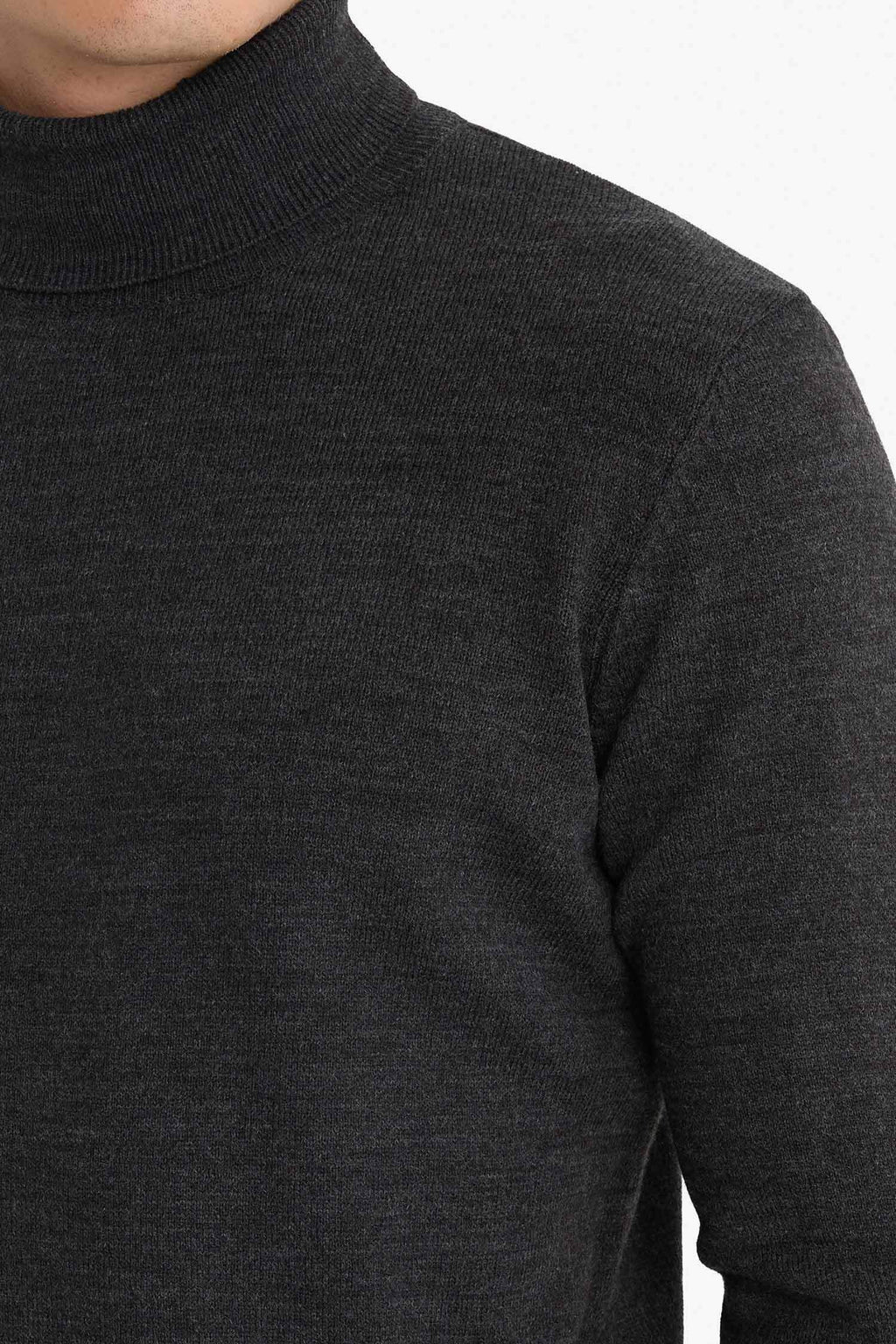 Slim Fit Slim Cut Turtleneck Basic Plain Knitwear Sweater