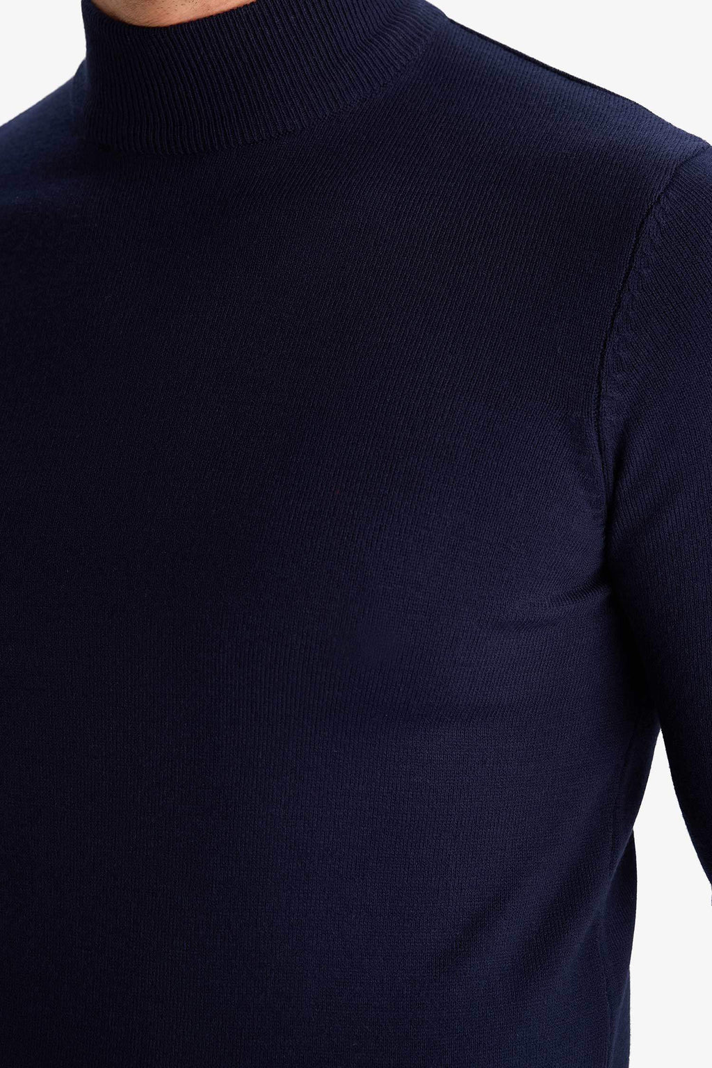 Slim Fit Slim Cut Turtleneck Basic Plain Knitwear Sweater