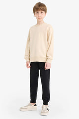 Boys Elastic Waist School Jogger Tracksuit Bottoms