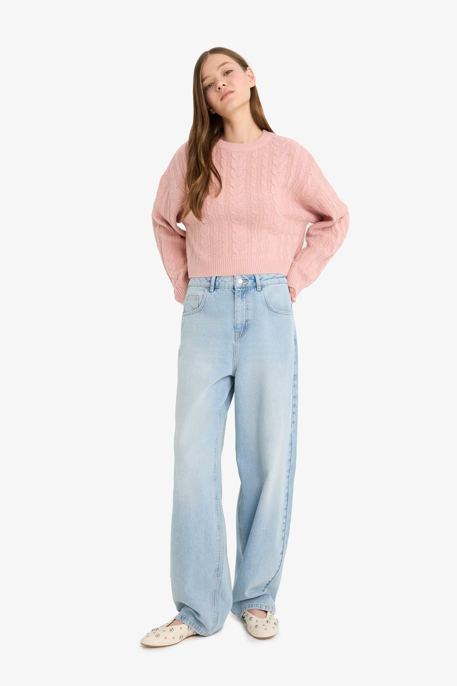 Cool Regular Fit Crew Neck Knit Sweater