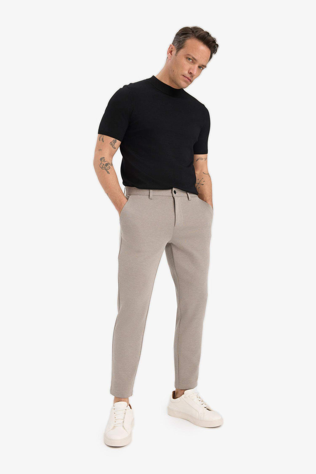 Jogger Straight Leg Fabric Pants That Stretch in Every Direction